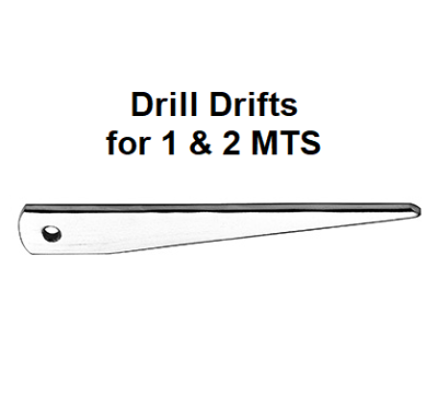 1 & 2 Morse Taper Drill Drift